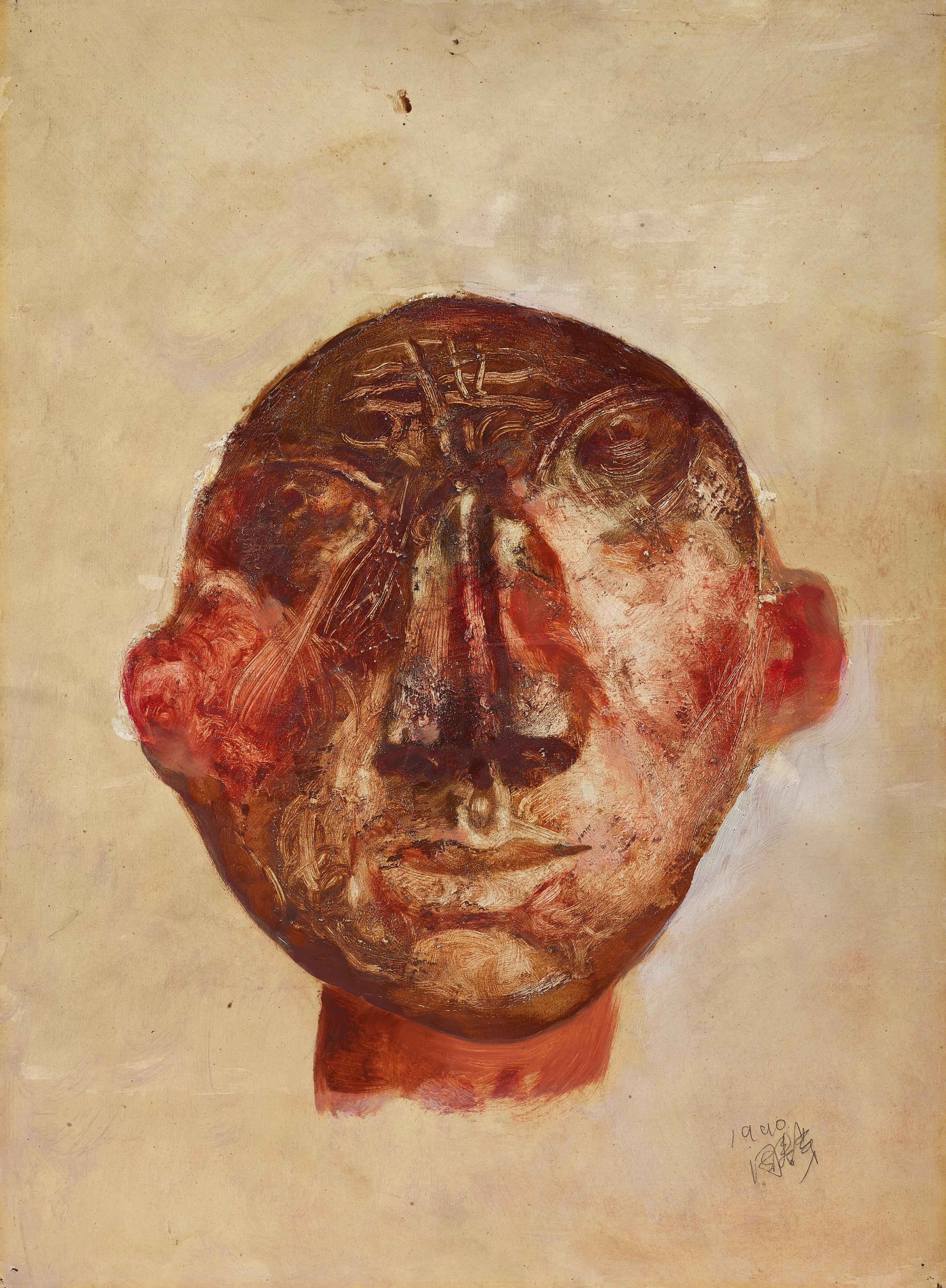 Zhou Chunya - Male Portrait(Painted in 1990)