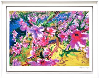Zhou Chunya - Peach Blossom No.1(Executed in 2014)