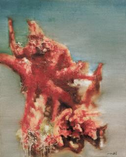 Zhou Chunya - Red Stone(Painted in 1994)