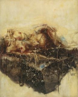 Zhou Chunya - Rock Series: Lying Nude