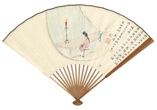 Zhou Lianxia - Lady Musing In The Candlelight