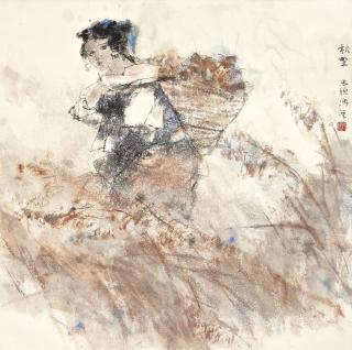Zhou Sicong - Lady In The Autumn Countryside
