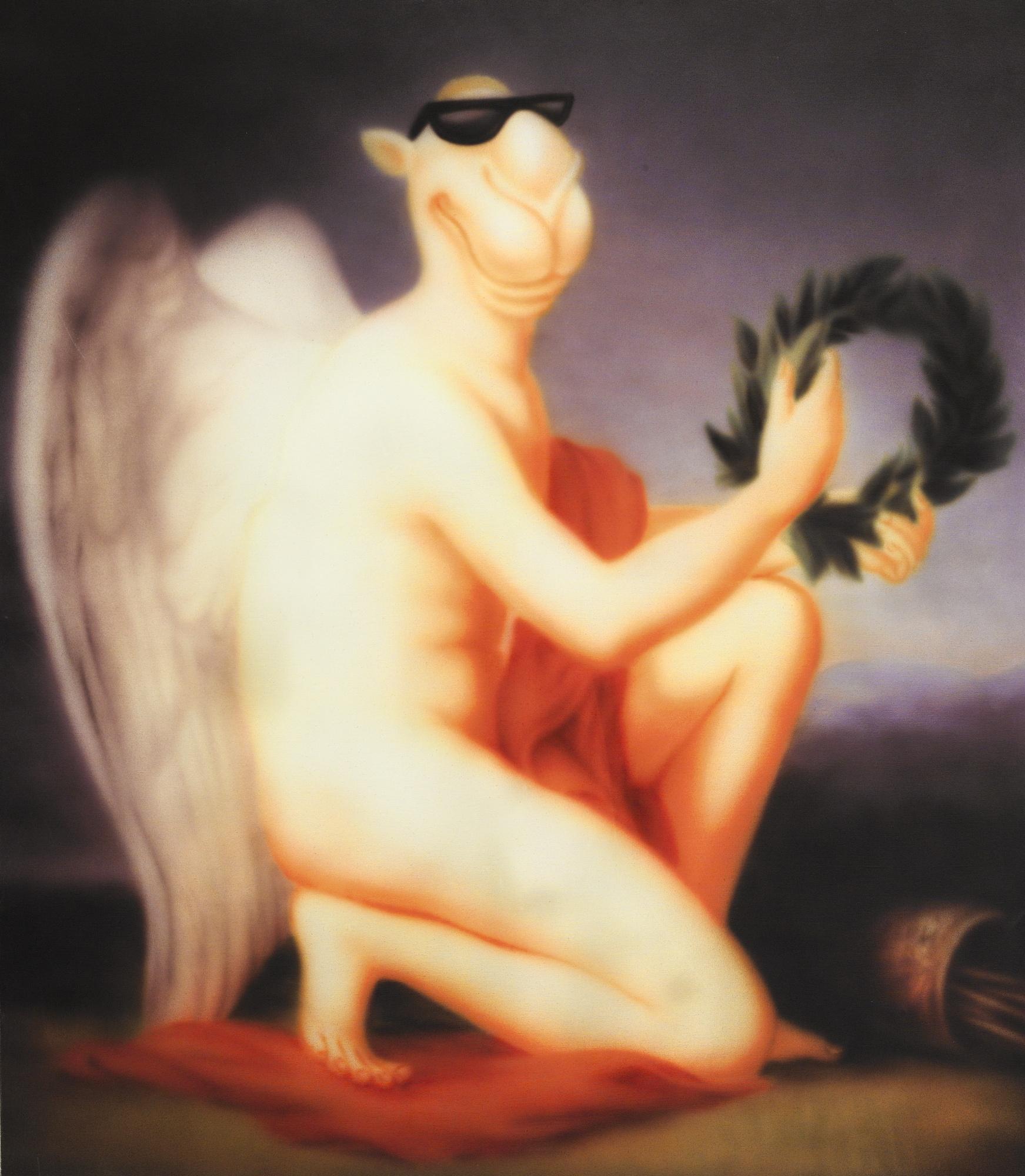 Zhou Tiehai - Deity With Laurel Crown