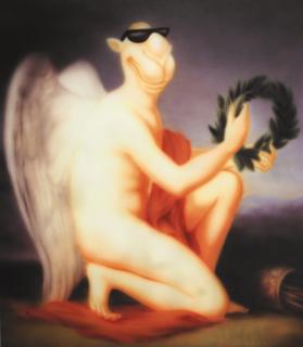 Zhou Tiehai - Deity With Laurel Crown