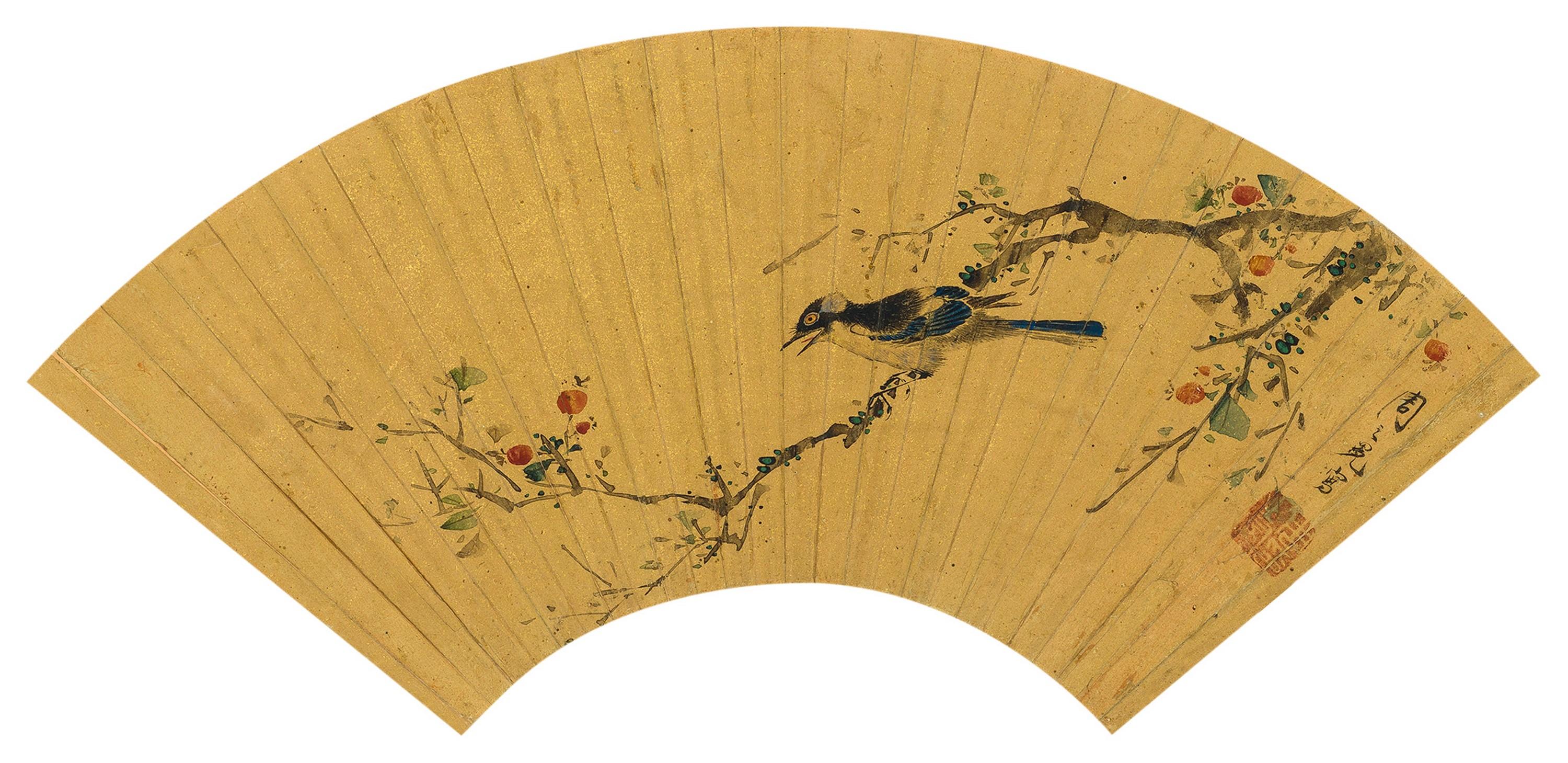 Zhou Zhimian - Magpie On Branch