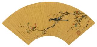 Zhou Zhimian - Magpie On Branch