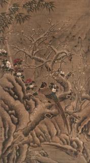 Zhou Zhimian - Two Birds in a Snowy Forest