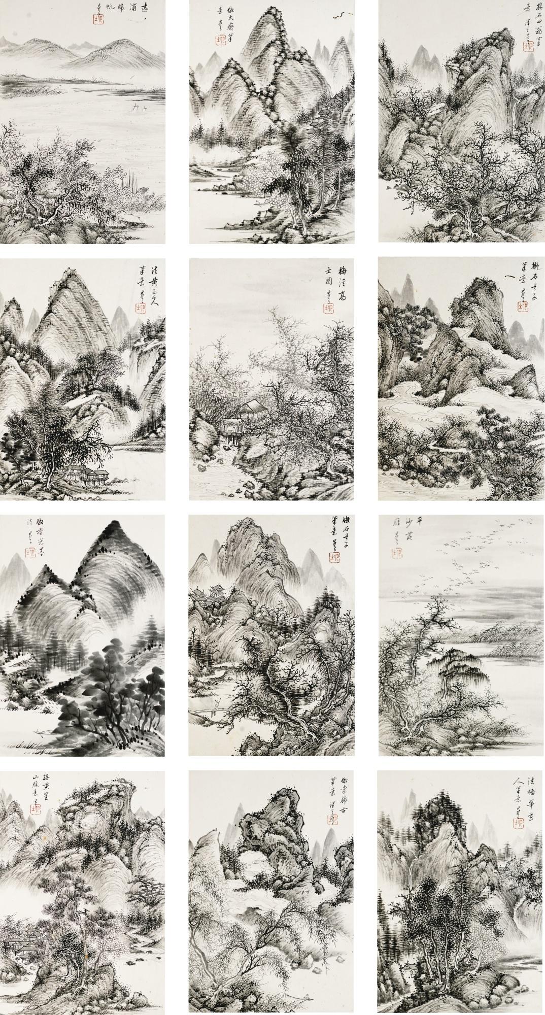 Zhu Angzhi - Landscapes