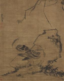 Zhu Da - Rock, Bamboo And Ducks