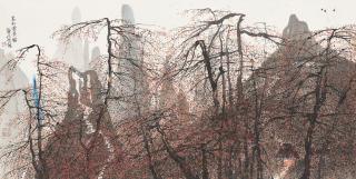 Zhu Daoping - Admiring the View in Autumn