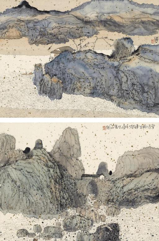 Zhu Daoping - Winter Landscape
