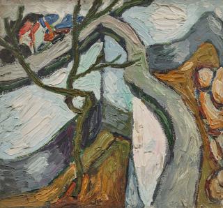 Zhu Jinshi - Wall of the Qing Dynasty Imperial Palace. 1979.