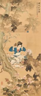 Zhu Meicun - Lady in the Garden