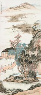 Zhu Meicun - Visiting Friend In Autumn