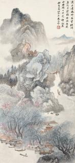 Zhu Meicun - Willows Along The Spring River