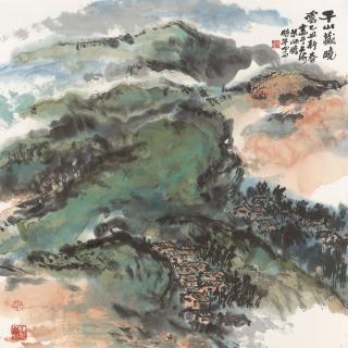 Zhu Qizhan - Cloudy Mountains