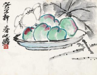 Zhu Qizhan - Flower And Fruits