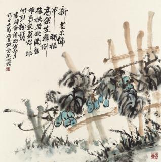 Zhu Qizhan - Grapevines