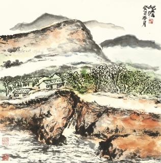 Zhu Qizhan - Landscape