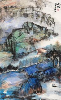 Zhu Qizhan - Landscape