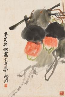 Zhu Qizhan - Pumpkins