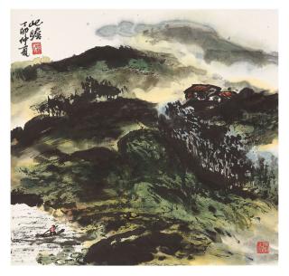 Zhu Qizhan - Summer Landscape
