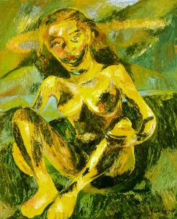 Zhu Yuanzhi - Women on the chair