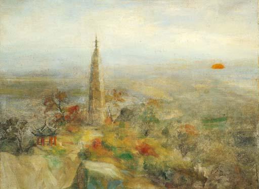 Zhuang Zi Man - Morning mist at mountain top