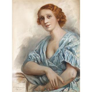 Zinaida Evgenievna Serebriakova - Portrait Of A Lady