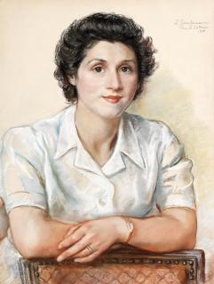 Zinaida Evgenievna Serebriakova - Portrait Of Daisy Goldrei