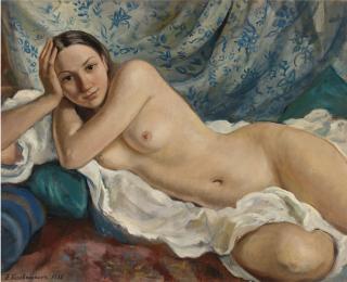 Zinaida Evgenievna Serebriakova - Reclining Nude