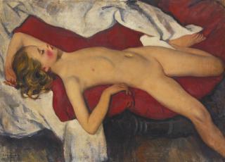Zinaida Evgenievna Serebriakova - Study Of A Sleeping Girl