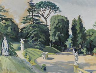 Zinaida Evgenievna Serebriakova - The Boboli Gardens, Florence