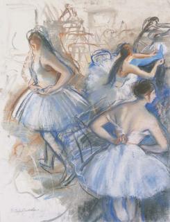 Zinaida Evgenievna Serebriakova - Young Ballerinas