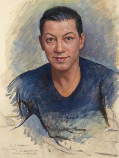 Zinaida Serebriakova - Portrait of Serge Lifar (1905-1986)
