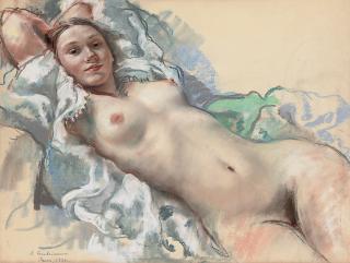Zinaida Serebriakova - Reclining nude