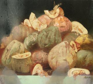 Zoia Frolova - Still life with pumpkins