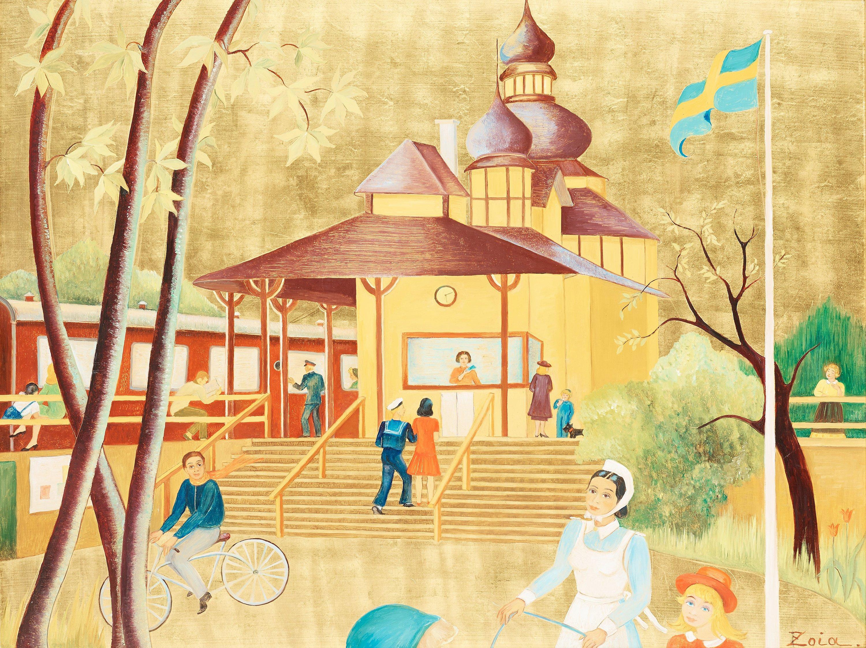 Zoia Krukovskya Lagerkrans - Old Station house, Saltsjöbaden