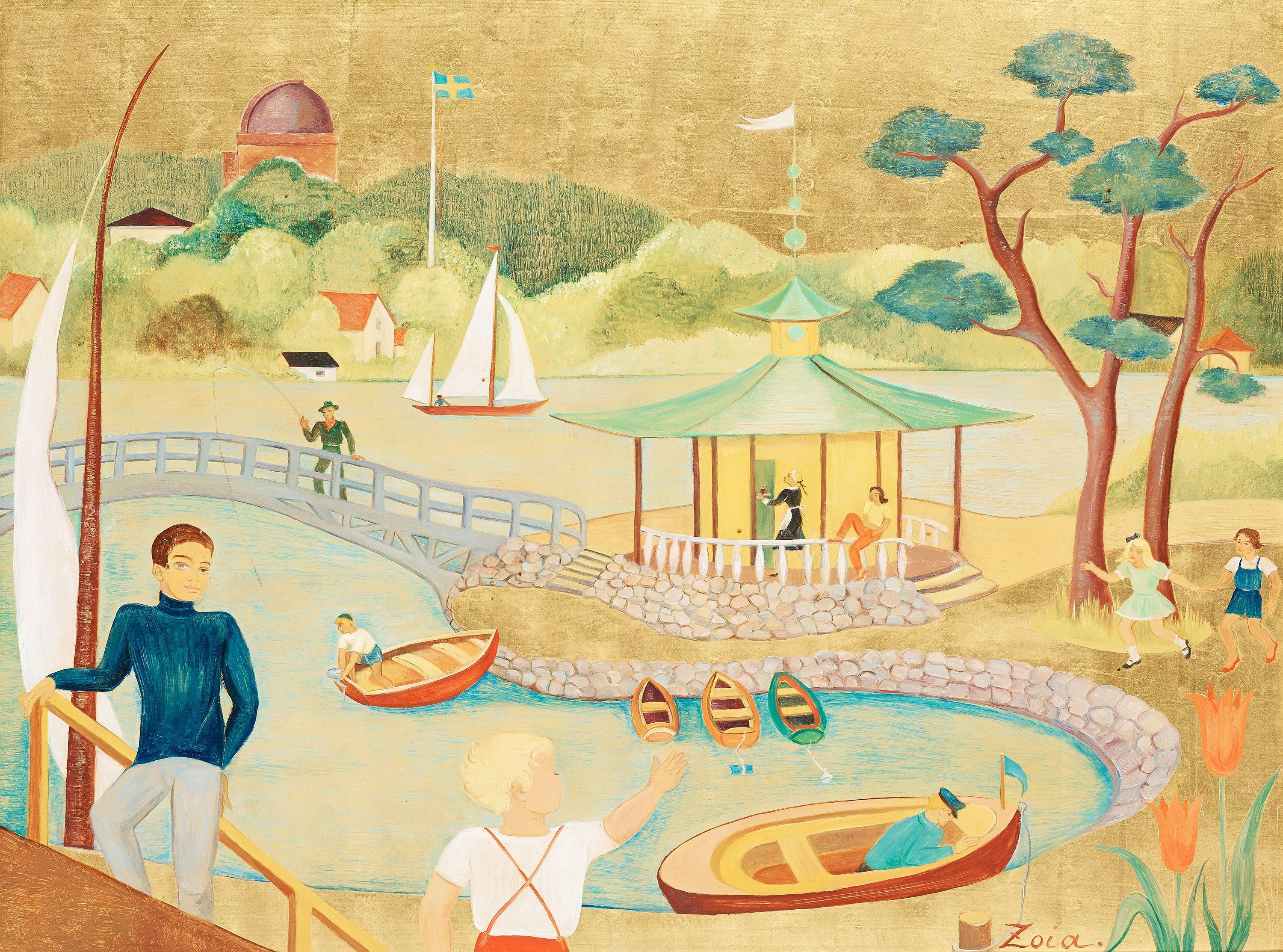 Zoia Krukovskya Lagerkrans - Restaurangholmen, Saltsjöbaden