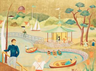 Zoia Krukovskya Lagerkrans - Restaurangholmen, Saltsjöbaden