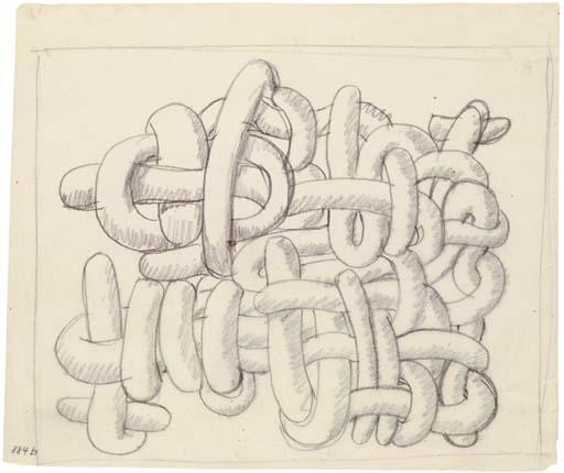 Zoltan Kemeny - Etude Pour Un Mur En Tuyaux de Métal, Um 1963