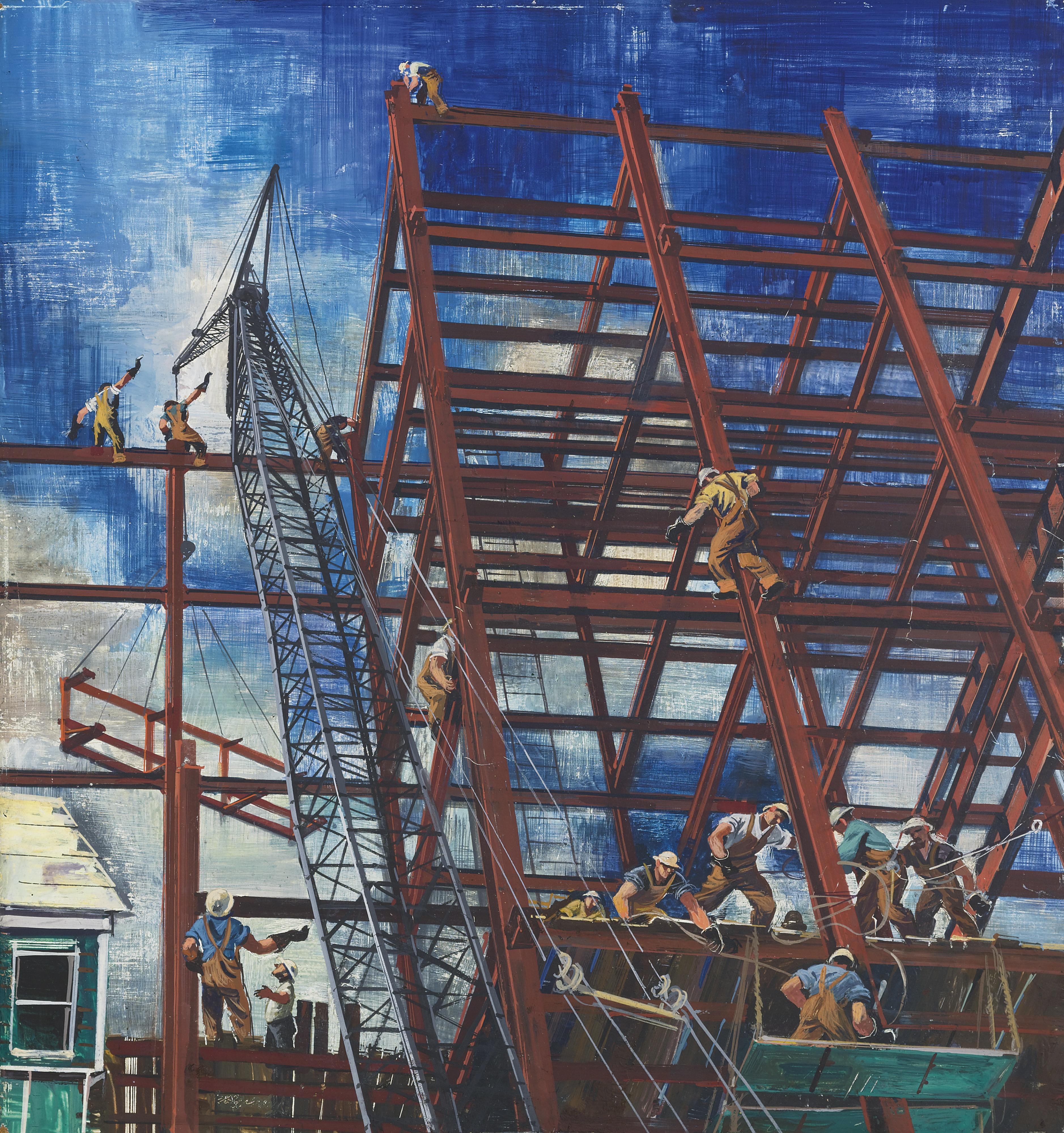 Zoltan L. Sepeshy - Steel Workers