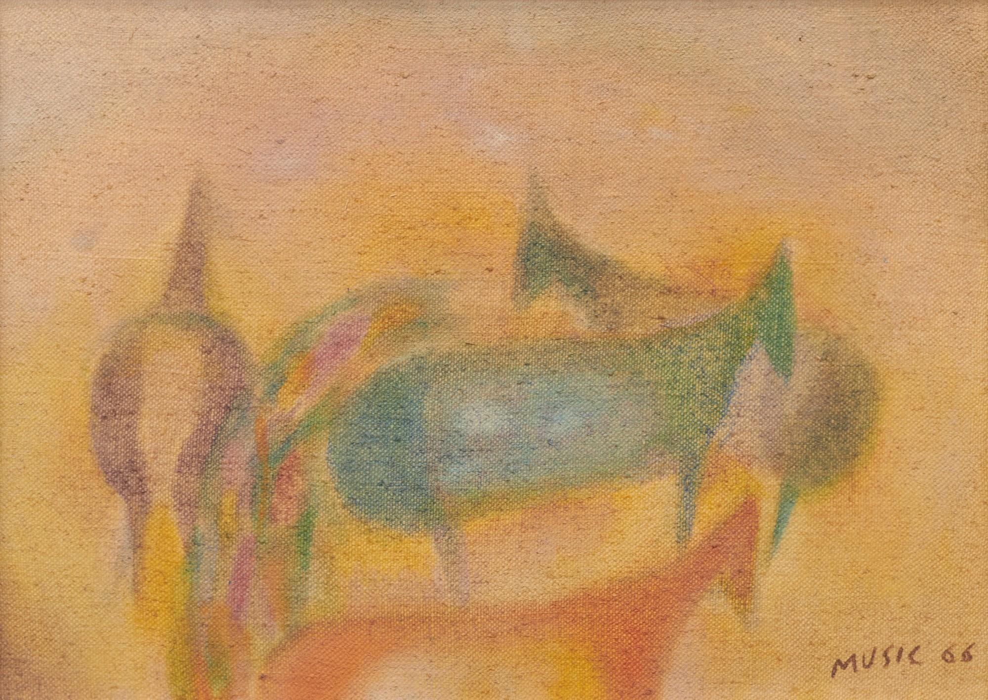 Zoran Mušič - Motivo Dalmata, 1966