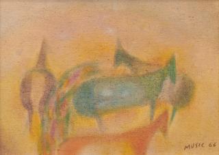 Zoran Mušič - Motivo Dalmata, 1966