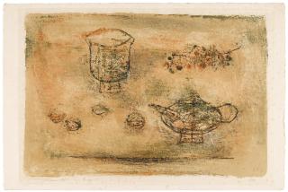 Zou Wou-Ki - Teapots, 1952