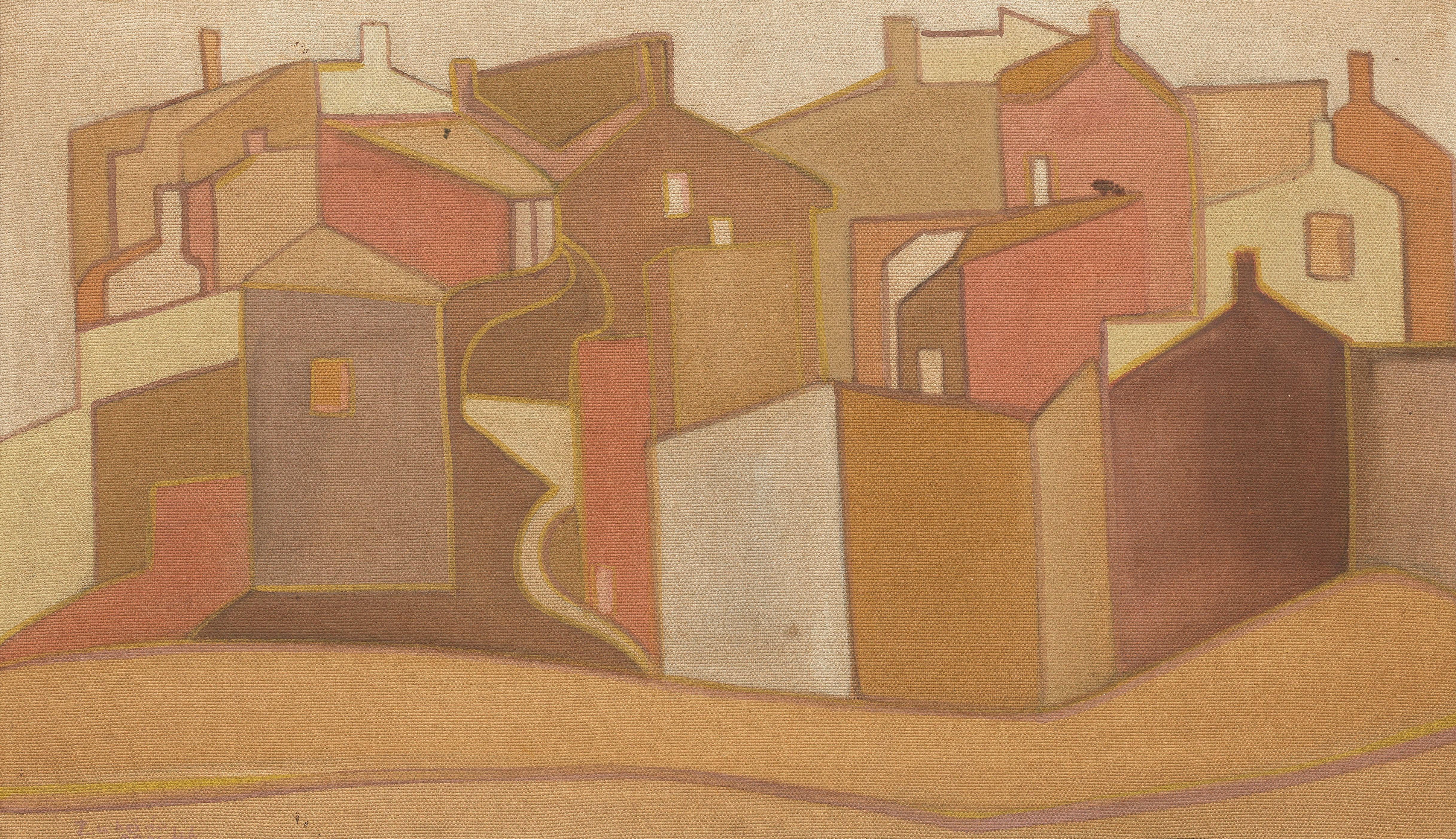 Zubeida Agha - Untitled (Cityscape)