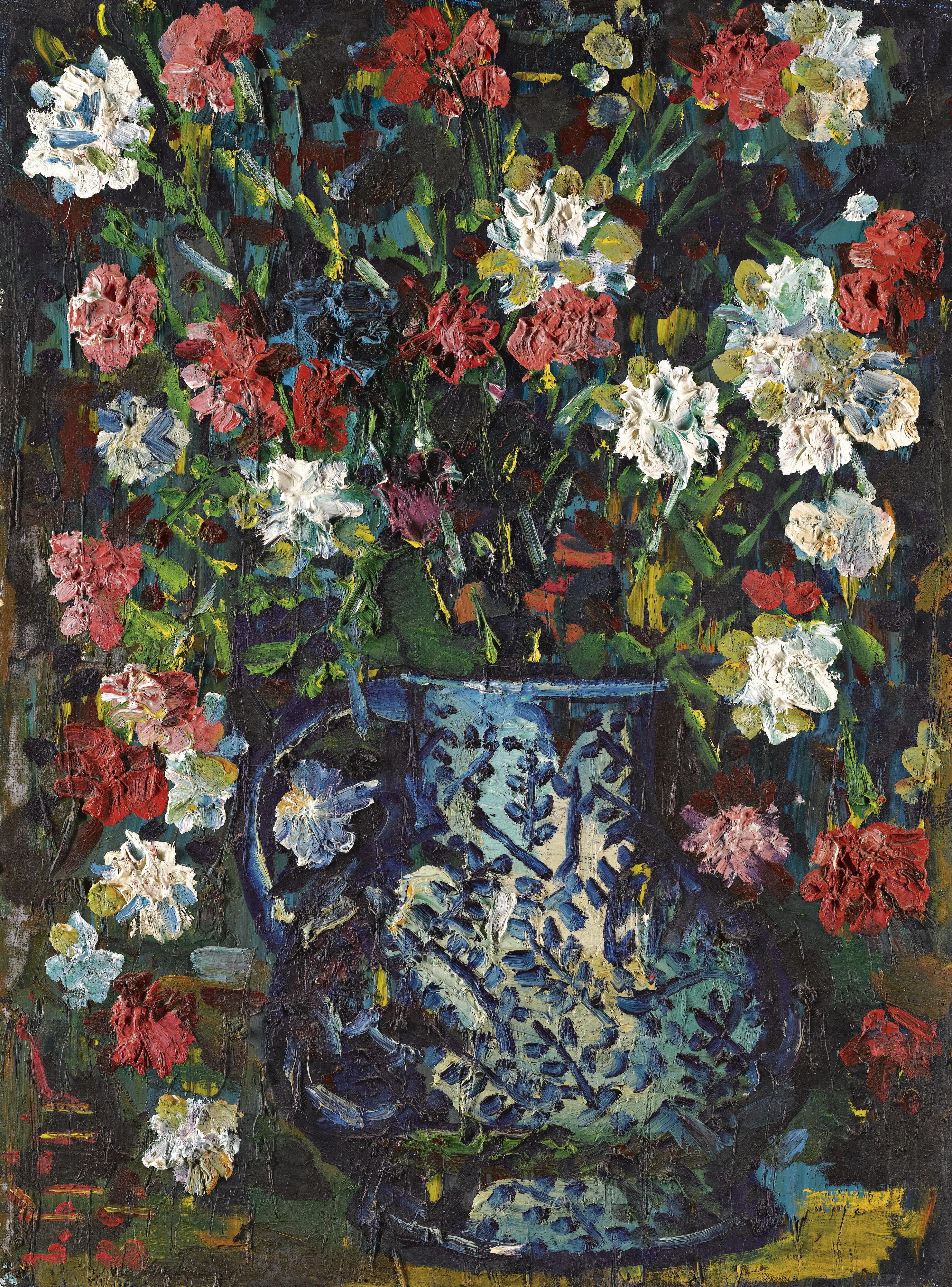 Zurab Konstantinovich Tsereteli - Bouquet In A Blue Vase