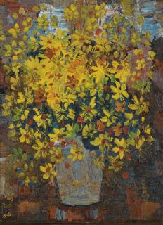 Zurab Konstantinovich Tsereteli - Still Life With Yellow Flowers
