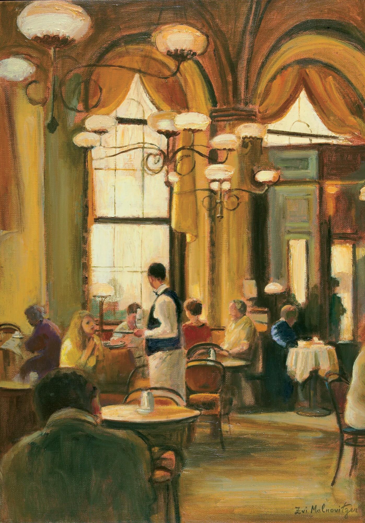 Zvi Malnovitzer - „Cafe Central Wien“.