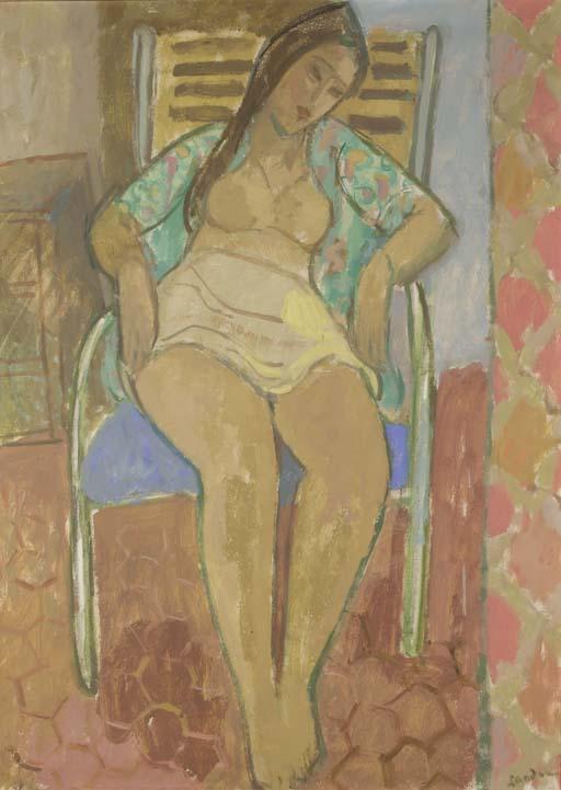 Zygmund Landau - Femme assise dans un fauteuil